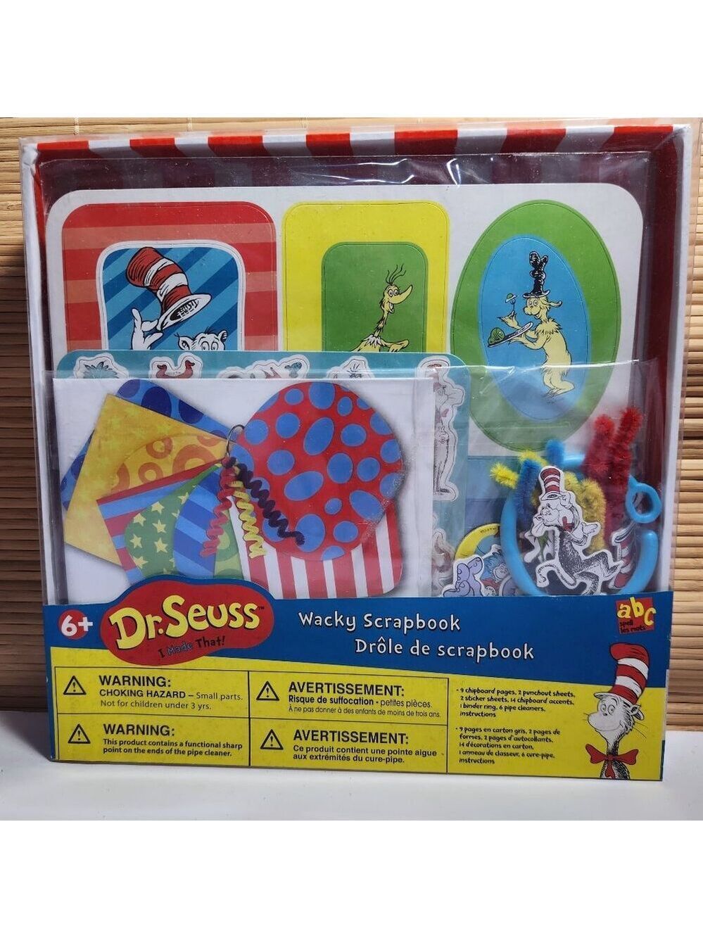 Dr. Seuss Wacky Scrapbook Kit 2010 Discontinued Age 6+ Cat In The Hat New